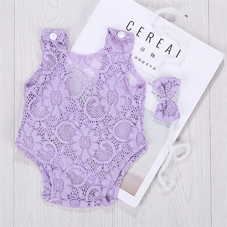 Dior Lace Baby Romper