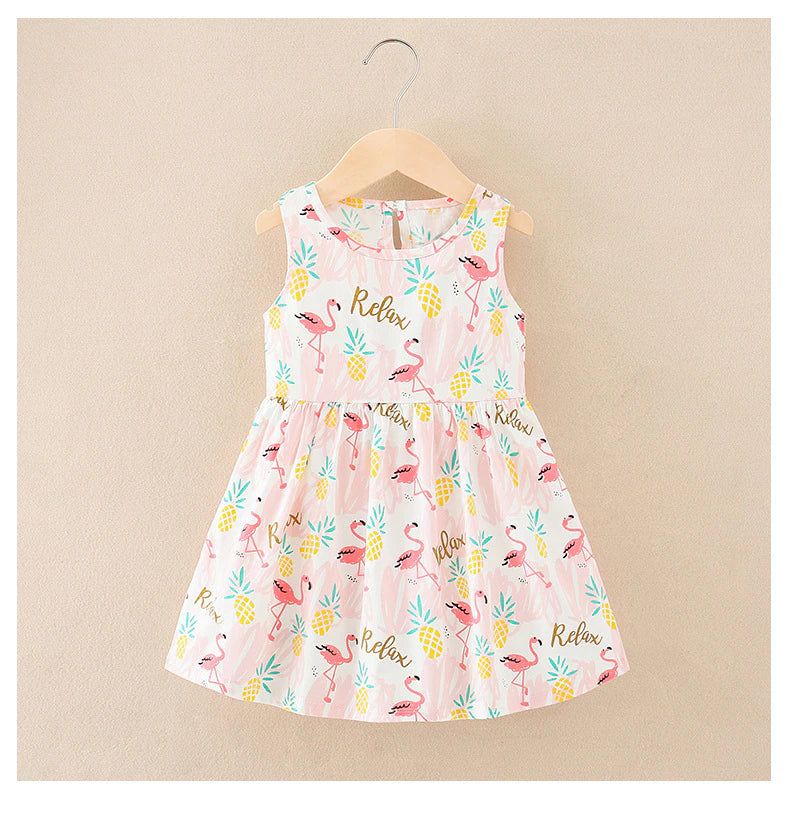 Summer Flamingo Dress