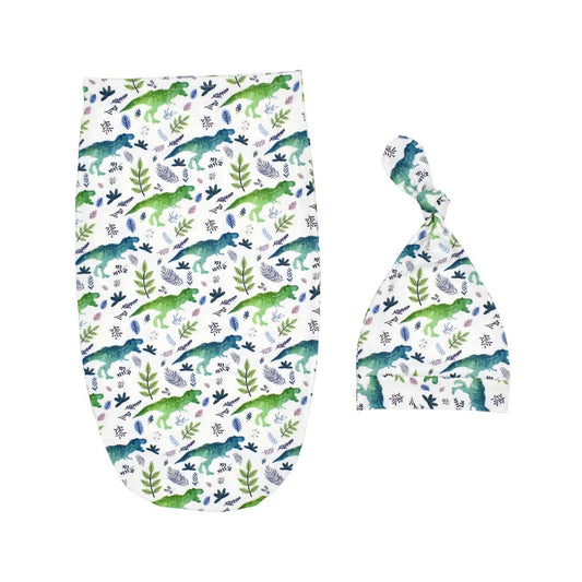 Dino Print Sleeping Wrap