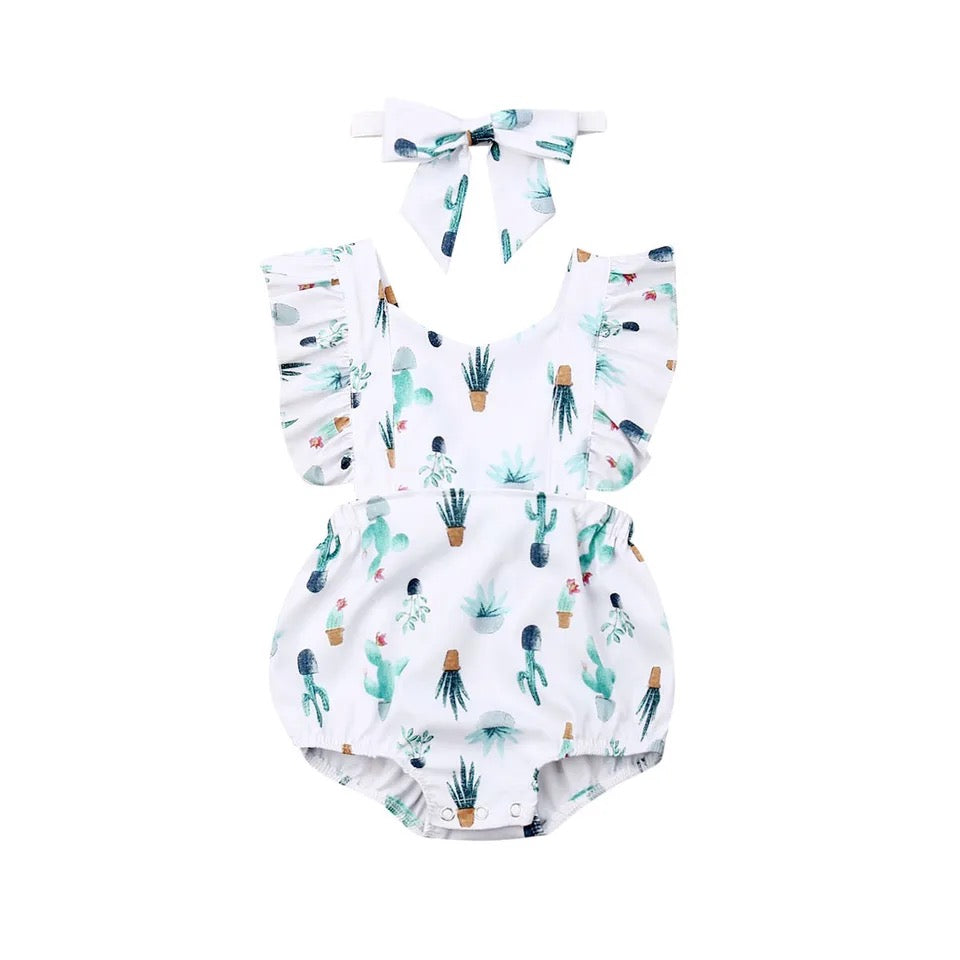 Evelyn Cactus Romper