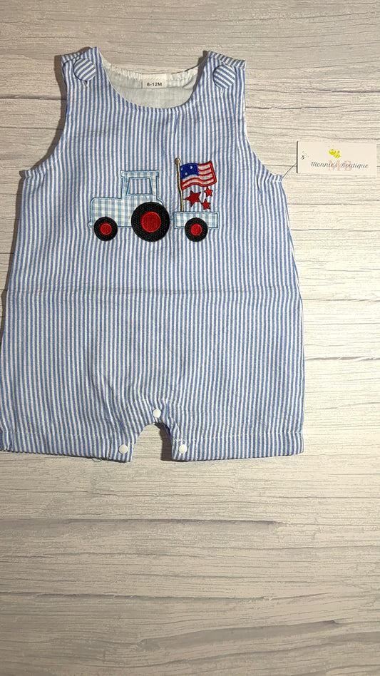 Asher boy romper