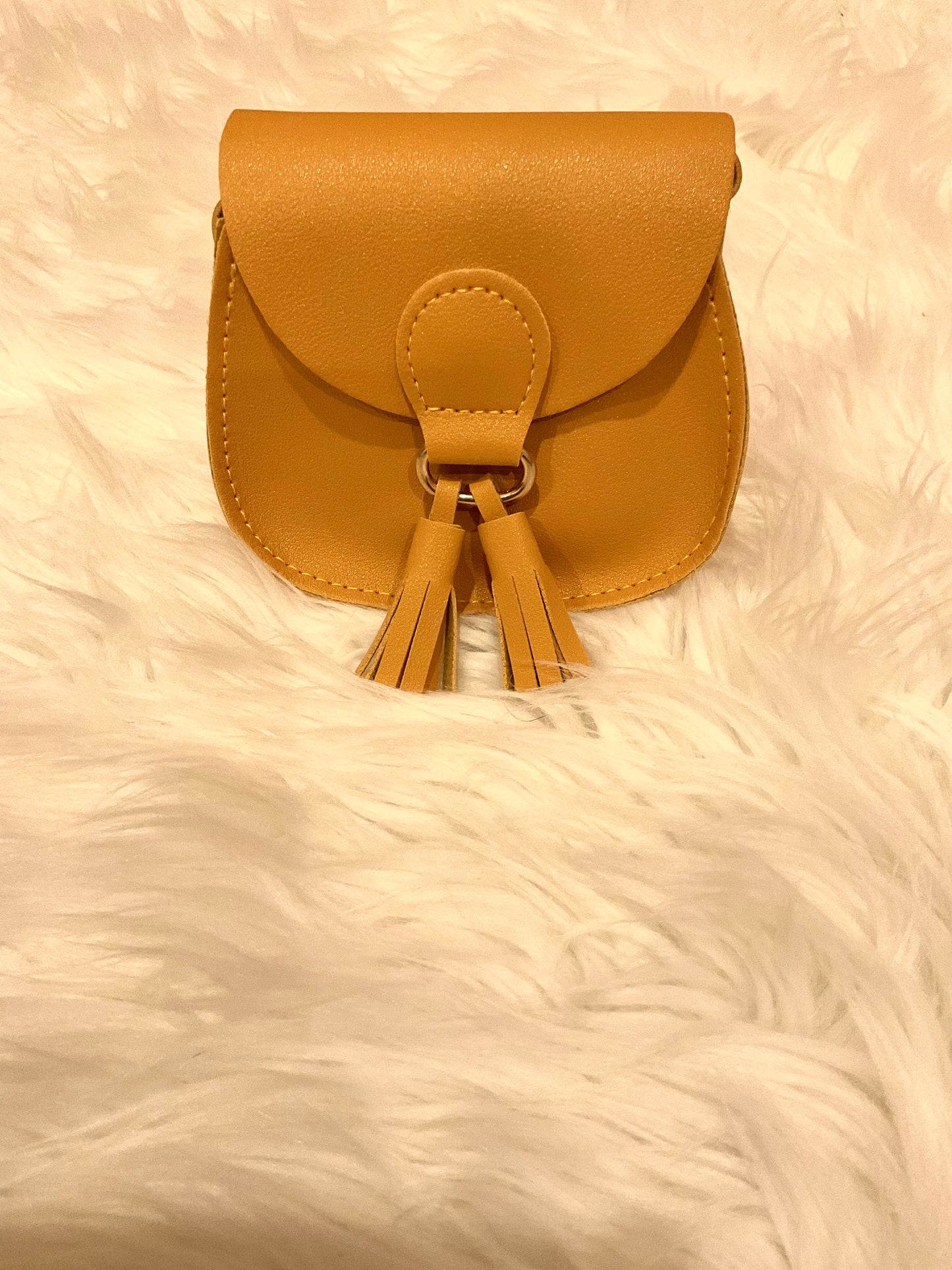 Golden brown mini crossbody